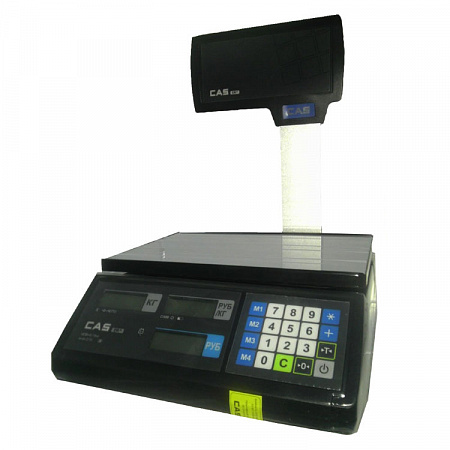 Весы торговые электронные CAS ER JR CBU Black Body