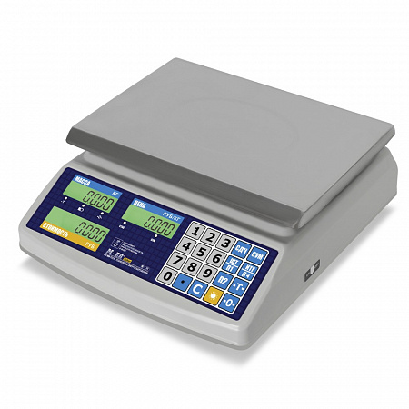 Весы торговые настольные MERTECH M-ER 329 AC IP67 "Fisher" LCD