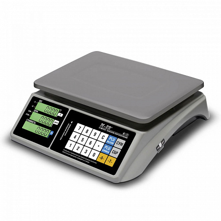 Весы торговые настольные MERTECH M-ER 328 AC "TOUCH-M" LCD